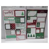 FACTORY SEALED - Lot of 2 - Holiday Gift Tag Collection - 24 Count