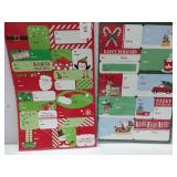 FACTORY SEALED - Lot of 2 - Christmas Gift Tag Sticker Sheets