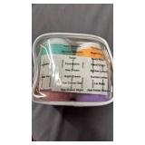 Travel Containers for Toiletries, GLAMFIELDS TSA Approved 1.7oz 50ml Travel Size Silicone Cream Jars BPA Free, Leak-proof Travel Essentials with Lid for Cosmetic Face Hand Body Cream Macaron (4 Pack)