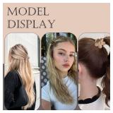 Drnytunk 18 Pcs Small Hair Clips Set, Various Styles Butterfly & Flower Claw Clips for Thick & Thin Hair, Neutral