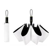 Cuby UV Sun Umbrella Compact Folding Travel Umbrella Auto Open and Close for Windproof, Rainproof & 99% UV Protection Parasol with Black Anti-UV Coating