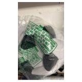 Barocity Classic Black & White Soccer Ball, Size 4, Rainbow Pattern