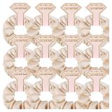 New Smooth linen Satin Bridesmaid Scrunchies  Proposal Gifts Elastics Hair Ties Scrunchies Bachelorette Party Favors Satin Bridesmaid Gift for Bridal Wedding Parties guests (Smooth Champagne)