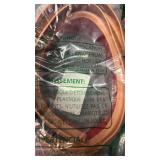 1/2\" to 3/5\" Height Threshold Ramp - Rubber Threshold, Floor Transition Strip, Door Strip, Wheelchair Ramp, Carpet to Tile Strip (Light Brown Coffee, 40 inches)