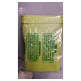 stonespace Small Kitchen Trash Can with Lid, Compost Bin Indoor Kitchen Sealed, Under Sink Trash Can, 5 L/1.3 Gallon Plastic Trash Bin, Green