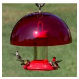 Songbird Essentials Hummer Helper 12 Inch Hummer Helmet - Bird Feeder Baffle - Dome Cover - Protects Nectar and Attracts Hummingbirds to Bird Feeders
