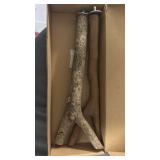 Niteangel Natural Wooden Perches for Bird Cages - Ideal for Cockatiels, Parakeets, Finches & Other Caged Birds (Natural Bark, 2 Pack)