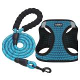 matilor Dog Harness Step-in Breathable Puppy Cat Dog Vest Harnesses for Small Medium Dogs Blue