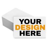 100 Pcs Sublimation Blanks â 3.4\" x 2.1\" x 0.0095\" Double-Sided Sublimation Business Card Blanks for Printing of Logos, Nameplates, and Custom Gifts â Ultra-Thin Aluminum Alloy Cards in P