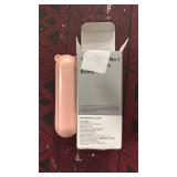 JISULIFE Handheld Mini Fan, 3 IN 1 USB Rechargeable Portable Fan [12-19 Working Hours] with Power Bank, Flashlight, Pocket Design for Travel/Summer/Concerts/Lash, Gifts for Women (Pink)