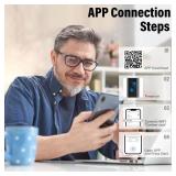 Ear Wax Removal,Ear Wax Cleaner with Camera,Earwax Removal Tool, with 8 Ears, Earwax Cleaning kit 1080P HD Otoscope - Ear Camera with 6 Ear Scoops - Otoscope Ear Pick for iOS and Android Black