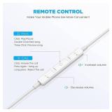 2 Packs USB C Headphones for iPhone 17/16/15 Pro Max Plus Type C Earphones with Microphone & Remote Noise Cancelling Earbuds for iPhone 17/16/15 Pro, iPad, Galaxy S23/S22/S21/S20/Ultra Note 10/20