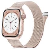 MARGE PLUS Compatible with Apple Watch Band 38mm 40mm 41mm 42mm 44mm 45mm 46mm 49mm Women Men, Stainless Steel Mesh Loop Magnetic Clasp Replacement for iWatch Series 11 10 9 8 7 6 5 4 SE3 SE2 Ultra 3