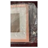 upsimples 8x10 Picture Frame, Display Pictures 5x7 with Mat or 8 x 10 Without, Wall Hanging Photo Frames, Pink, 1 Pack