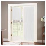 LazBlinds 100% Blackout Door Curtain, No Tools No Drill Cordless Blinds for Windows, Thermal Insulated UV Protection Privacy Window Curtains for French Door Front Door(26