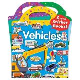 Walenced Reusable Sticker Book for Toddlers 2-4 Years, Stickers for Kids, Toddler Sticker Book Ages 1-3, Toddler Craft Activities, Toddlers Travel Toys Ages 2+ Boy Girl Birthday Gifts