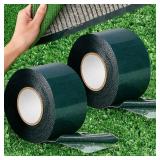 Gersoniel 2 Rolls 2 in x 16.5 ft Double Sided Turf Tape for Artificial Grass Rug Self Adhesive Artificial Turf Tape for Lawn Garden Carpet Connecting Outdoor Carpet