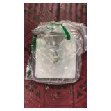 MIRRORVANA Fogless Shower Mirror for Shaving with Upgraded Suction-Cup, 1X Magnifying, 6.3 x 6.3 Inch (Translucent Frame, Grey Suction)