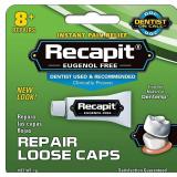 Recapit Loose Cap Dental Repair - 8 Repairs, Pack of 2