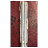 MEXAU 2PCS Small Tension Curtain Rod 11 to 19 Inch,White Short Curtain Rods No Drilling,Loaded Expandable Spring Curtain Rods for Windows,Kitchen,Closet,Cupboard,Door,Bookshelf