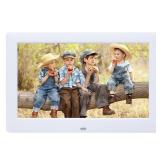 10 INCH Digital Picture Frame,Digital Photo Frames,Photo Video Player with Remote Control,Support Background Music,Multi-Slideshow,4 Windows Display