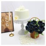 Nagobi 12 Bundles Peonies Artificial Flowers Artificial Peonies Silk Flowers Fake Peonies Artificial Flowers Wedding Home Table Decoration Realistic Peonies Bouquet for Centerpiece Table (Navy Blue)