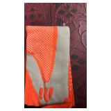 American Trends Athletic Socks for Baseball Softball Football - Kids Soccer Socks for Boys Girls - Compression Socks Knee High Socks Cycling Socks for Youth Adult Orange Medium