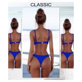DaiLiWei Thong Bikini Sets for Women 2 Piece Brazilian Swimsuit Teens Bathing Suit Push Up Top Micro Bikinis Swim Suit 2025