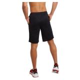 Champion Mens Sport Shorts, Moisture Wicking, Athletic For Men, Gym (Reg. Big & Tall) Running-shorts, Black C Logo, Small US