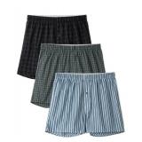 DAVID ARCHY Woven Cotton Boxers for Men Classic Men