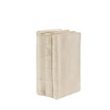 Guichifun Faux Books Living Room Decor - Resin Cute Cream Farmhouse Decor Fake Modern Fashion Decorative Books Set for Office Mantle Shelves Coffee Table Decor 4.2 * 2.7 * 6.2 Inch