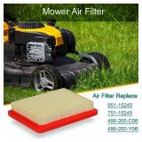 Emmawin 5 Pack 951-15245 Air Filters, Compatible with Cub Cadet MTD Lawn Mower Air Filter 751-15245