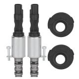 2Pcs Camshaft Variable Valve Timing Solenoid VCT Solenoid 8L3Z-6M280-B Compatible with 2004-2010 F150 Sport Trac 3V 4.6L 5.4L Lincoln Navigator Mercury Mountaineer Black