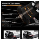 Miracase Phone Holders for Your Car with Metal Hook Clip, Air Vent Cell Phone Stand Car Mount, Universal Automobile Cradle for Garmin GPS Fit iPhone Android and All Smartphones, Dark Black