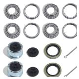 LUXTRKSTO 2Sets L44649 L44610 Trailer Hub Bearings Kit for 1-1/16