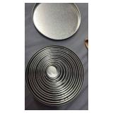 12 Pieces Round Cookie Biscuit Cutter Set,Graduated Circle Pastry Cutters,18/8 Stainless Steel Cookie Cutters and Donut Cutter Ring Molds