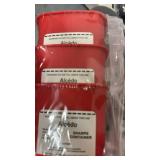 Alcedo Sharps Container for Home Use and Professional 1 Quart (3-Pack) | Biohazard Needle and Syringe Disposal | Small Portable Container for Travel