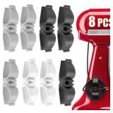 Lancord Cord Organizer for Appliances, 8 Pack Upgraded Kitchen Appliance Cord Organizer Stick On Appliance Wire Organizer Wire Wrapper for Kitchen Appliances Mixers, Coffee Maker, Pressure Cooker