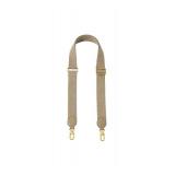 LDKJ Solid Color Canvas Purse Strap Handbag Strap Adjustable Replacement Cross Bands (Deep Beige)