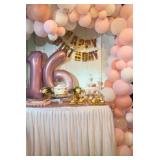 12 Balloons Number, Balloons, 12th Pearl Pink Party Decorations 40 In Big 21st for Girl Boys Engagement, Wedding, Celebration Party, Graduations, Photo Shoot