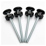 Baby Gate Replacement Parts, 8MM Baby Gate Spindle Rods, Hardware Parts Kit for Pet & Dog Pressure Mounted Safety Gates, Extra Long Tension Gate Extender