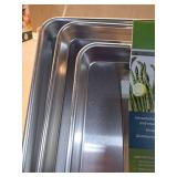 Nordic Ware Natural Aluminum 3-Piece Baking Sheet Set