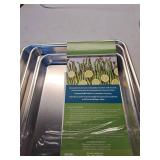 Nordic Ware Natural Aluminum 3-Piece Baking Sheet Set