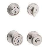 Juno Combo Pack (Entry & Deadbolt) Knob - 991 Series with Smartkey - Clearpack