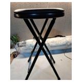 Folding Round Padded Stool