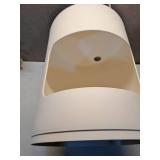 Modern Round Storage Side Table - Retail: $75