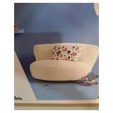 Modern Corduroy Low Profile Lounge Chair - Retail: $85