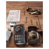 Kwikset SmartCode 917 Tustin Electronic Lever Doorknob with Smartkey Satin Nickel - Retail: $119