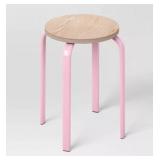 (PACK OF 4) Stackable Accent Stool - Room Essentials - Retail: $100