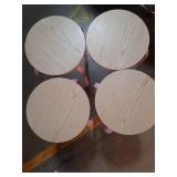 (PACK OF 4) Stackable Accent Stool - Room Essentials - Retail: $100